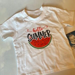 Hello summer watermelon toddler tshirt size 18 months new